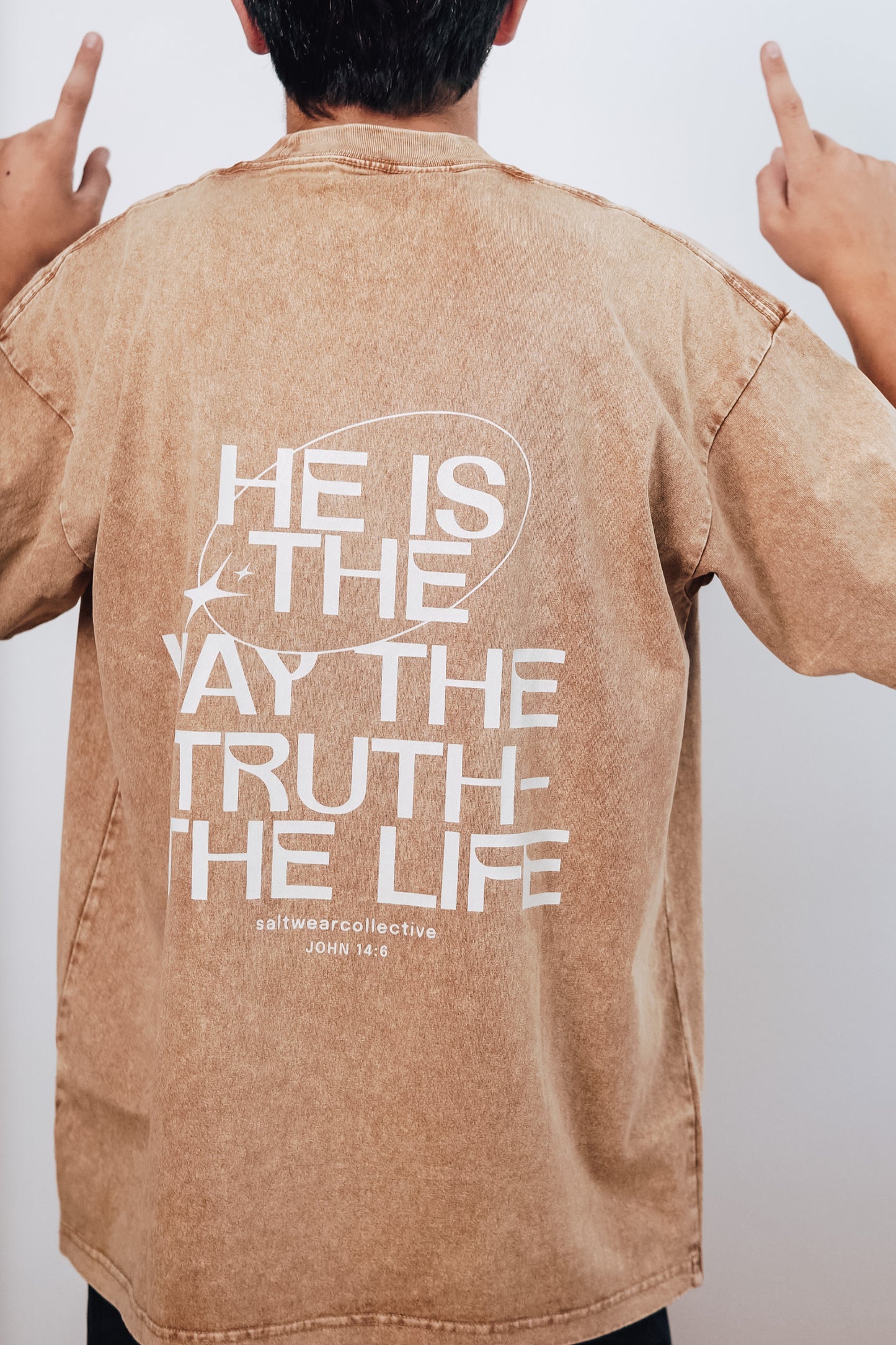 Faith-based mineral wash t-shirt