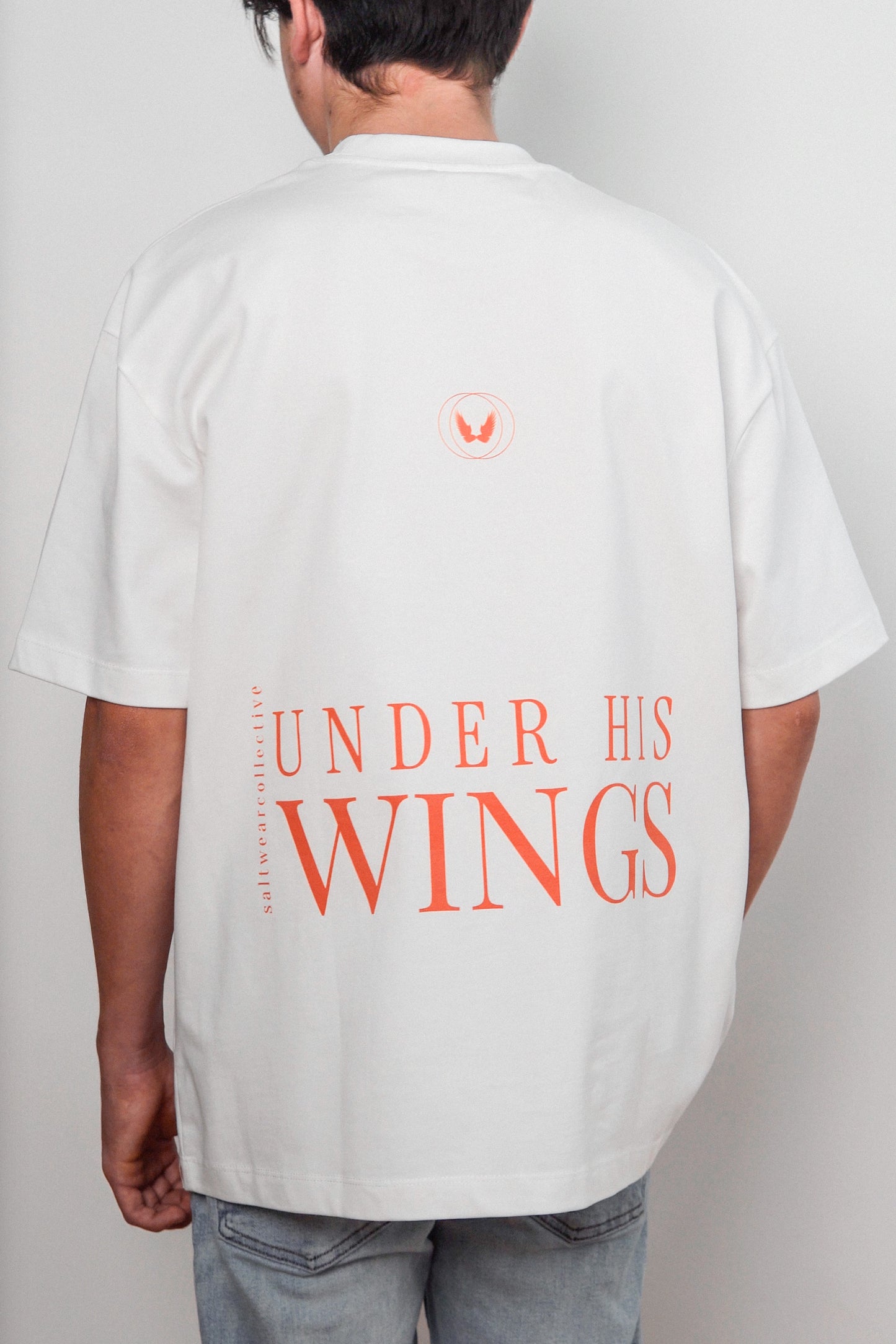 Christian oversized cotton tee psalm 91