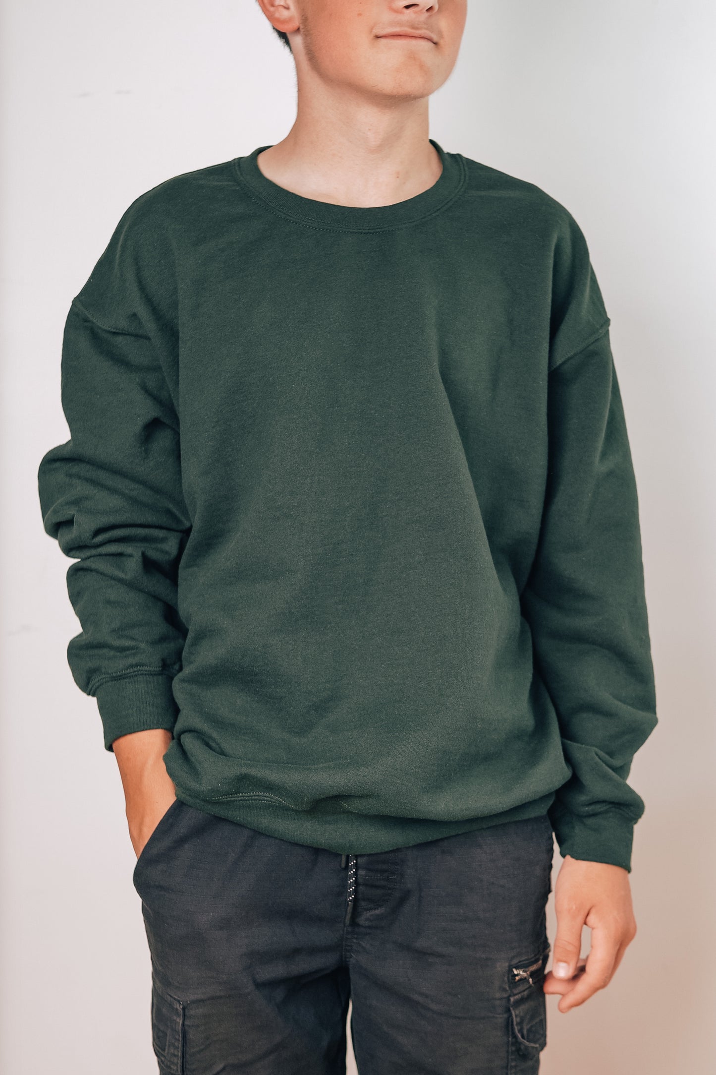 Forest Green Christian Crewneck