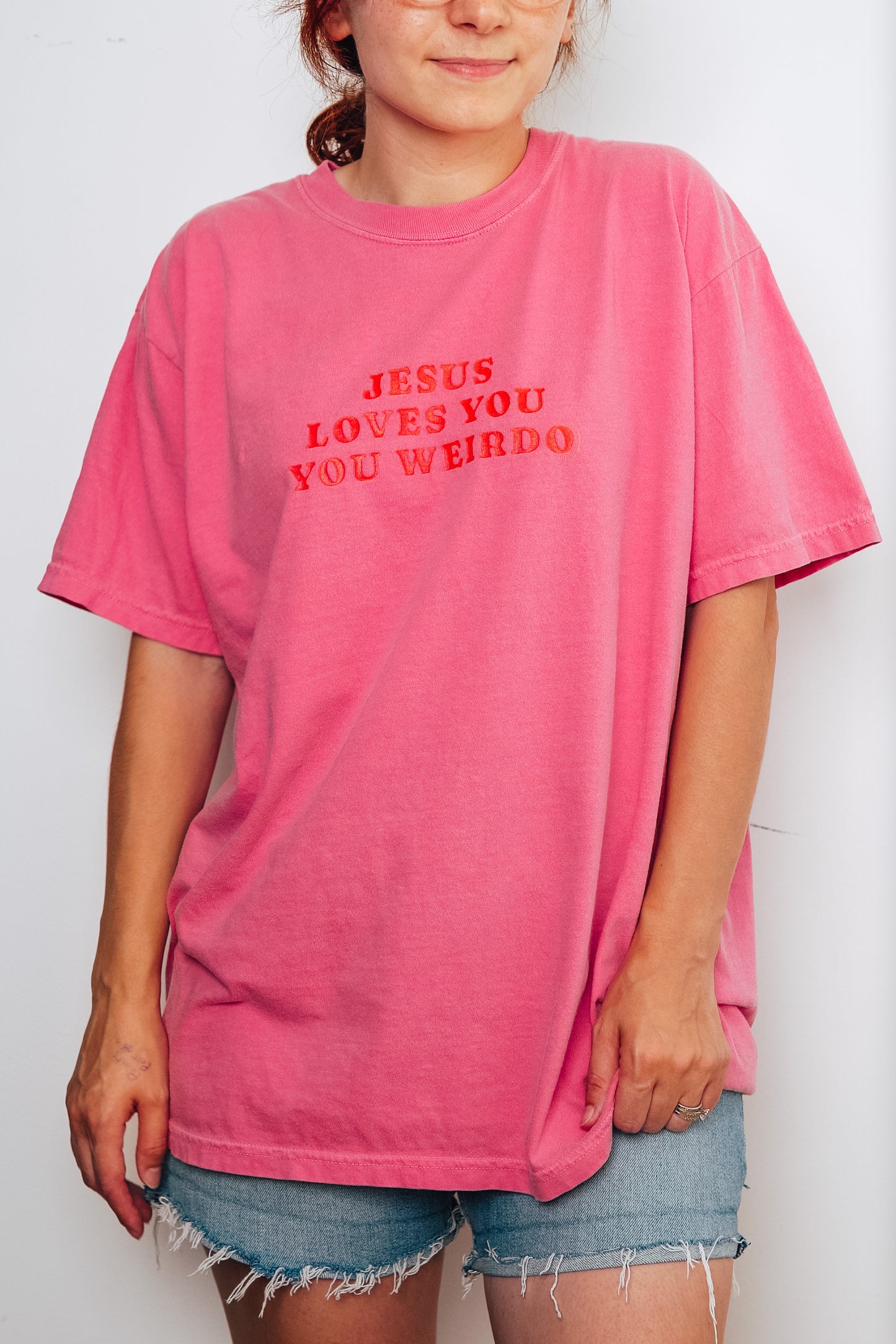 Jesus Loves You! You Weirdo!! Vintage Wash Tee | SaltWear Collective