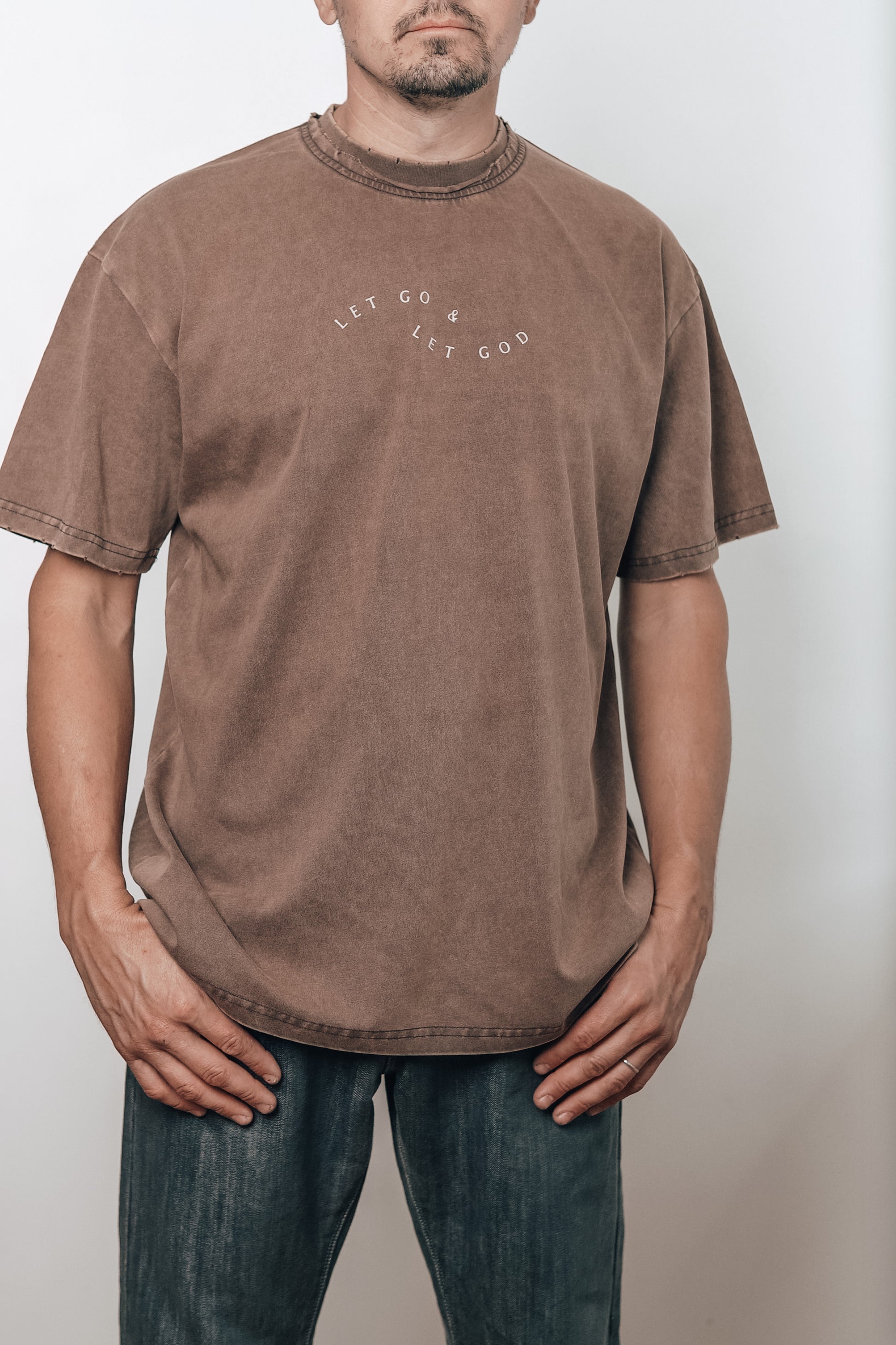 LET GO AND LET GOD CHRISTIAN TSHIRT
