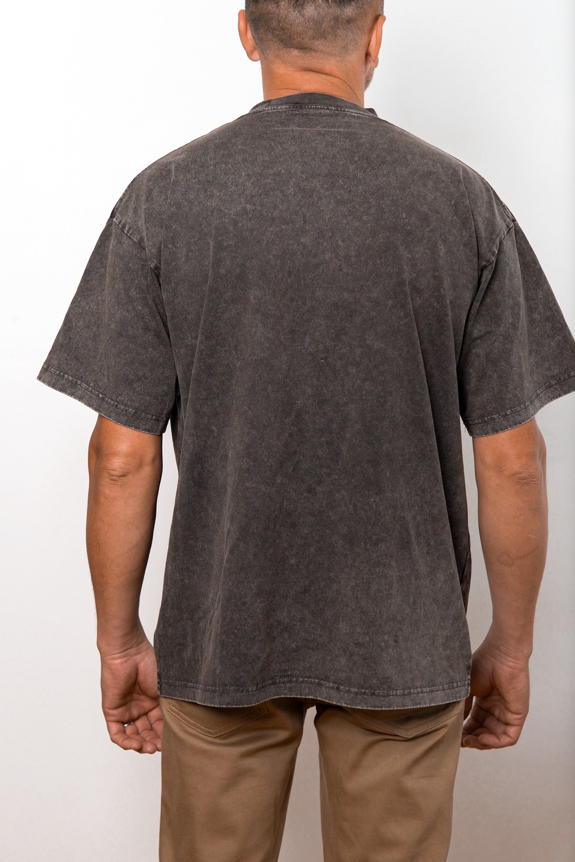 Back view of King of Kings acid wash t-shirt